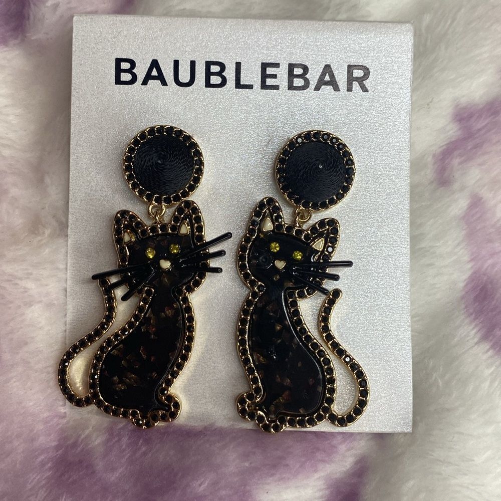 Baublebar Black Cat Earrings